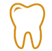 icon of a tooth for pet dentistry